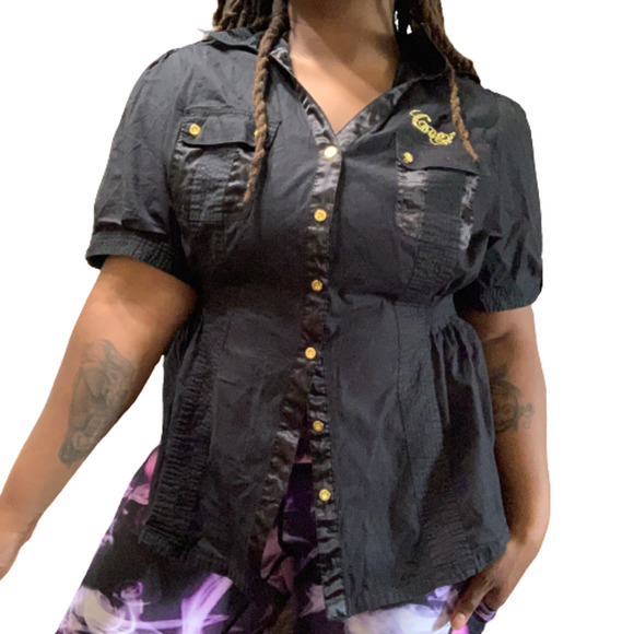 Coogi Button down blouse - Picture 1 of 7